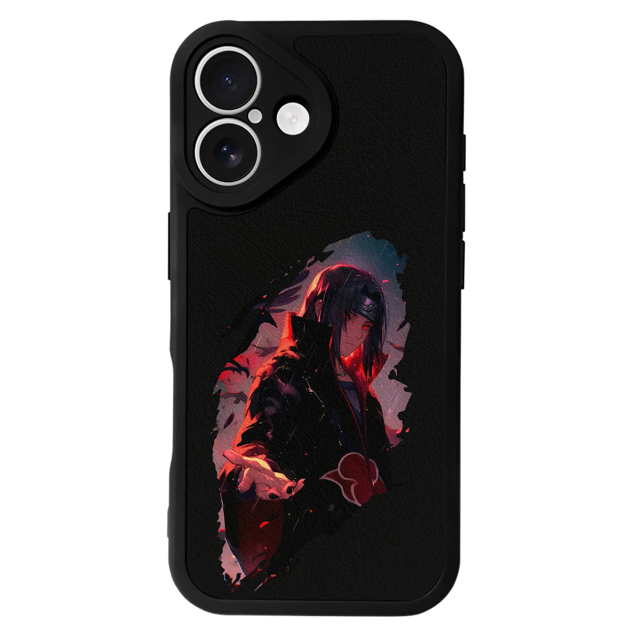 ナルト グッズ うちは イタチ - IPhone 16シリーズ対応 ・ シリコンスマホケース ・ レザー調 ・ 高精度フィット ・ 耐衝撃 ・ ワイヤレス充電対応 ・ 精密カット